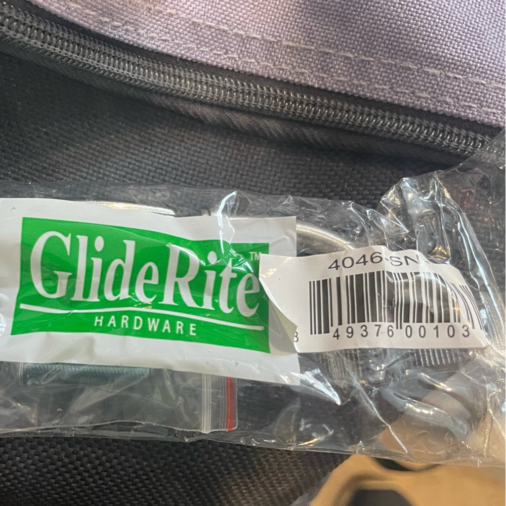New GlideRite Hardware Silver nickel bar pulls.